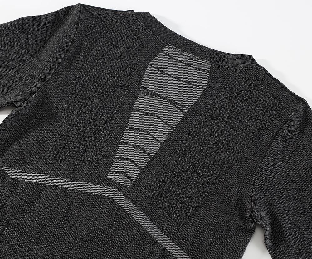 Set Base Layer Senza Cuciture ESDY per Outdoor, Yoga, Sci e Fitness (Modello A204)