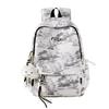 Schoolbag High-value National Style Ink Backpack Simple and Trendy Campus Style Student Schoolbag Large Capacity Lightweight Burden-reducing Backpack