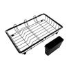 M-Modern-Countertop Dish Rack For Kitchen Counter Dish Drying Rack In Sink Stainless Steel Expandable Dish Drainer 1 Item