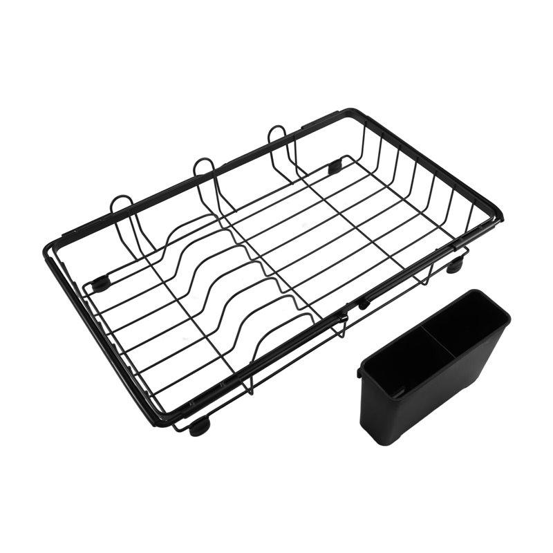 M-Modern-Countertop Dish Rack For Kitchen Counter Dish Drying Rack In Sink Stainless Steel Expandable Dish Drainer 1 Item