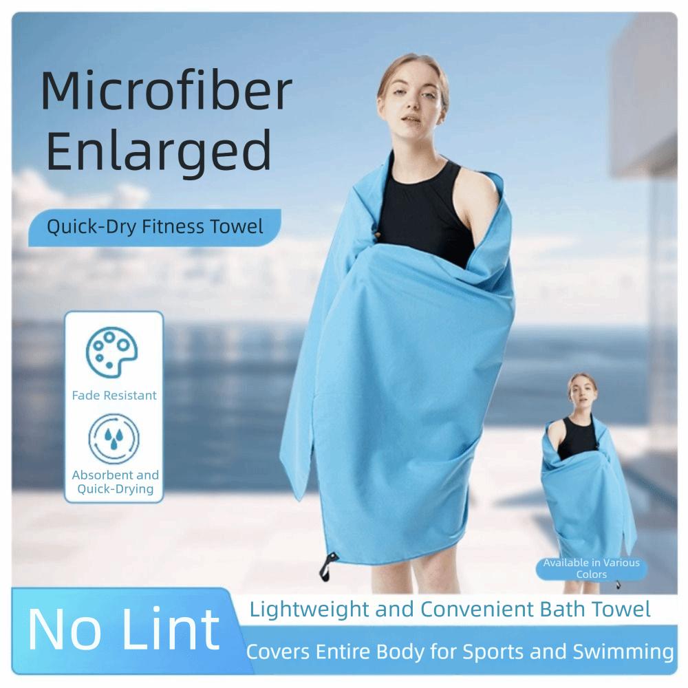 Quick Dry Microfiber Sports Towel Super Absorbent Beach Washcloth Towels Absorbent Swim Towel Yoga