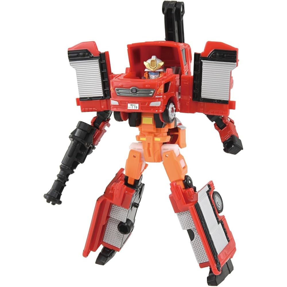 

Takara Tomy Tomica Job Labor JB02 Fire Blazer Morita Multi-Purpose Fire Pump Vehicle Toy Miniature Car for Ages 3 and Up