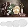 Silicone Tray Molds Epoxy Resin Molds Round Fruit Dish Moulds Silicone Material