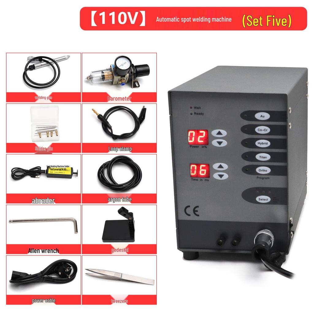 2025 High-Power Spot Welder for Dental, Orthodontic, CNC, Argon Arc, Gold, Silver, Jewelry, Necklace Welding