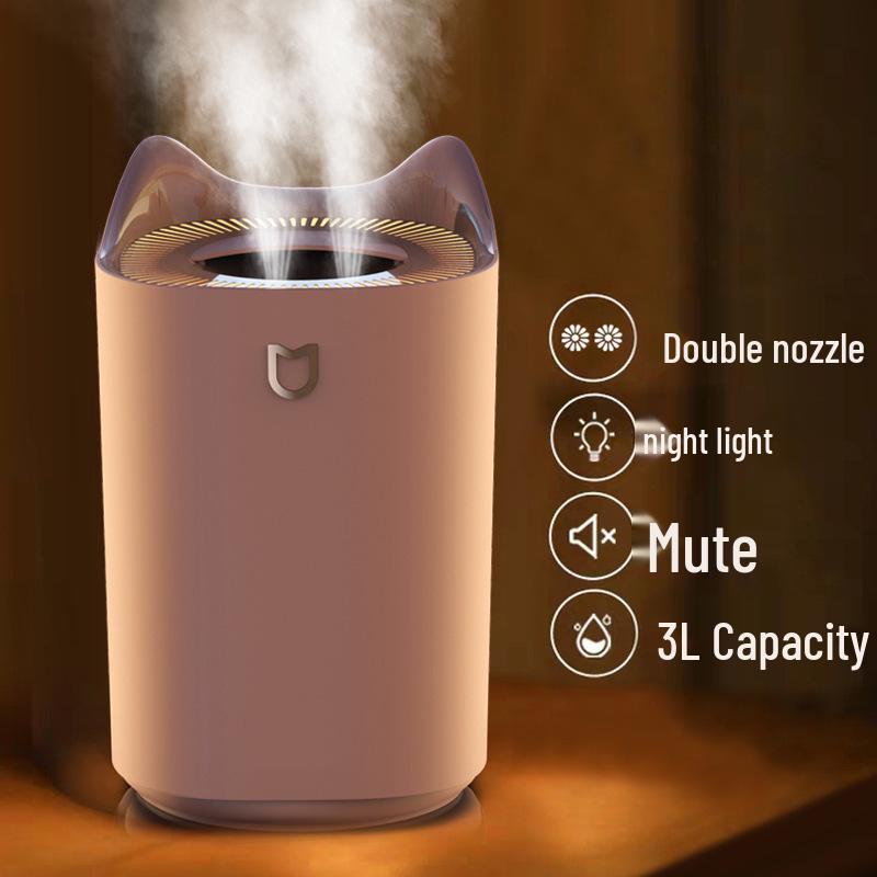 2L Silent Night Light Aromatherapy Humidifier for Home & Office
