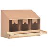 Day and Night - Day and Night Chicken Nesting Box 4 Compartments Pine Wood 93x40x65 Cm