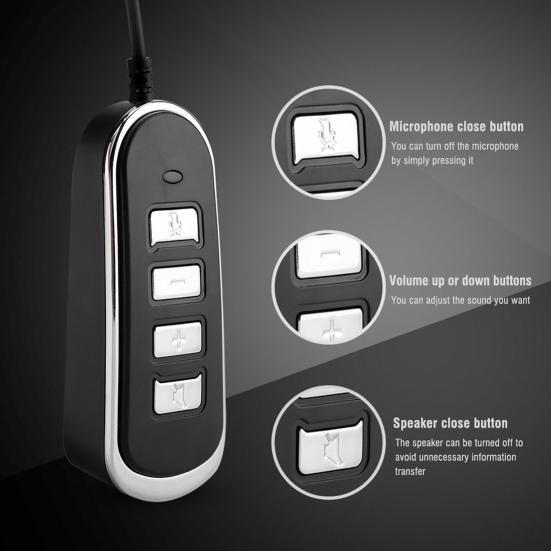 U900 H510 Telephone Headset High Fidelity Noise Reduction Breathable 3.5mm RJ9 MIC Long Cable Call Center Headphone for Telemarketing