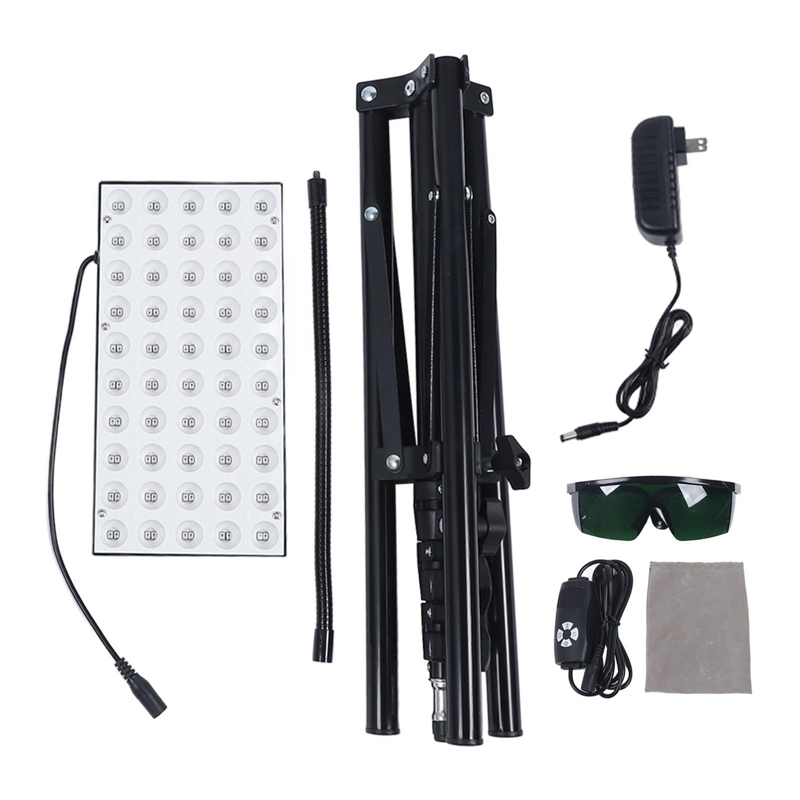 

Инфракрасный свет для тела и лица 660 нм 850 нм светодиодная красная инфракрасная лампа с регулируемой подставкой, проводная