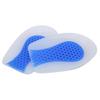 Cellular Silicone Heelpiece Heel Pad Damping Heighten Insole Pain Relieve Mat LinerL