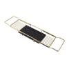 Metal Marble Bathtub Rack Anti Slip Space Saving Multi Functional Expandable Bathtub Tray House Warming Gift