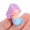 10Pcs Smooth Resin Mermaid Statue Artistic Home Decor Desktop Tabletop Fish Tank Car Dashboard Garden Sand Table Mini Beach