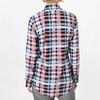 Women's Fashion Casual Long Sleeve Plaid With Pocket Button Cardigan Jacket