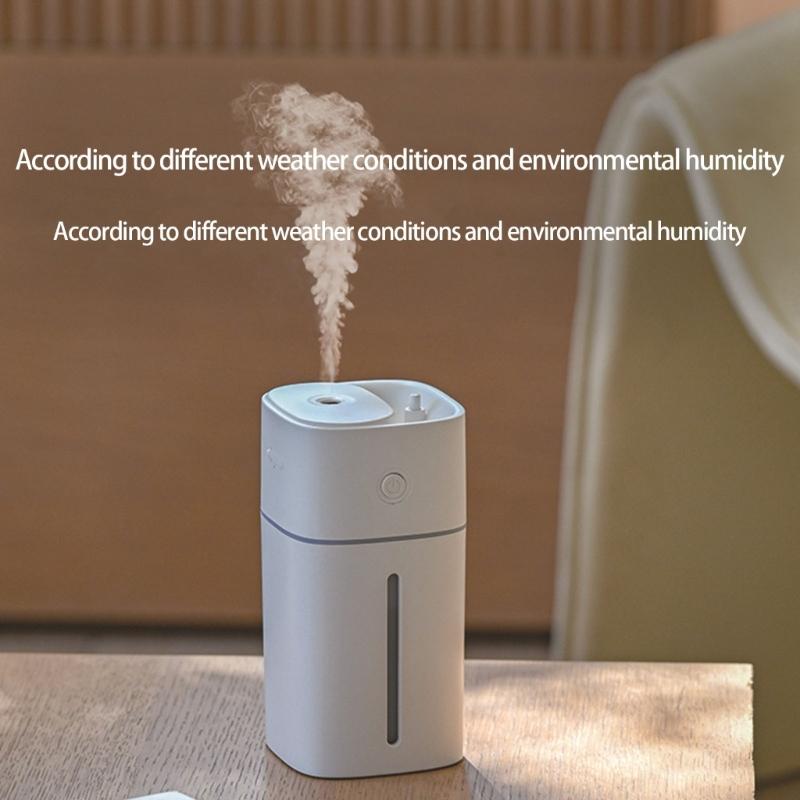 Quiet Battery Powered Humidifier For Baby Nursery Bedroom Car With Builtin Mood Light And Auto Shutoff
