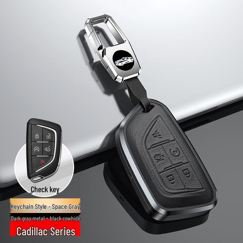 Cadillac Key Case for XT5, XT4, CT5, XT6, CT6 - Keychain and Protective Shell