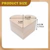 Heart Shaped Unfinished Wood Box Jewelry Trinket Decorative Treasure Chest Unpainted DIY for