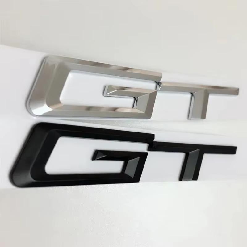 3D ABS GT Car Tail Badge Emblem Sticker Decoration For BMW 3 5 Series F34 F07 6GT G32 Auto Exterior Accessories Modification