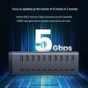 UGREEN USB 3.0 10-Port Hub with Power Adapter