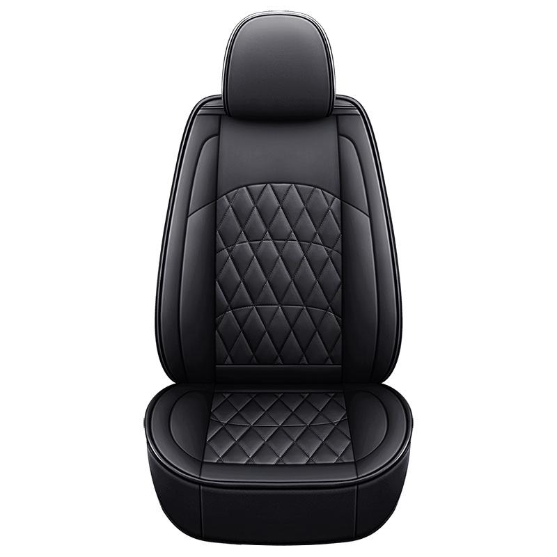 2021 Full Leather Diamond Pattern Car Seat Cushion for All Seasons