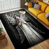 Gothic Angel Living Room Nonslip Area Rug Soft Carpet For Bedroom Game Playroom Sofa Office Home Decor Doormat Christmas Gift