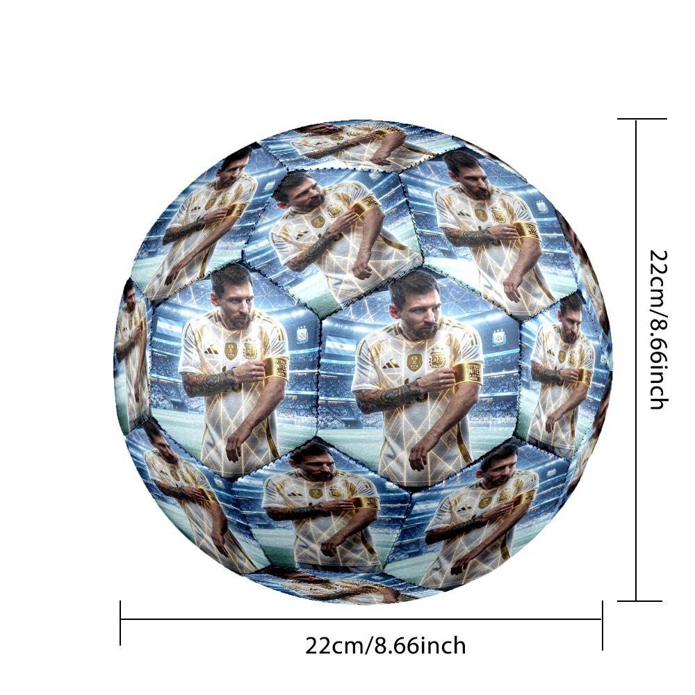 Messi 10 Number World Cup Champion Size 5 Soccer Ball Machinestitched Indooroutdoor Training And Matches Unique Gift For Soccer Lovers