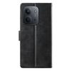 Dla Xiaomi Redmi 15C 4G (Światowy) (171mm)/Poco C85 4G (171mm) Etui Stand Portfel Skóra PU z Teksturą Cielęcą Pokrowiec Flip do Telefonu z Paskiem na Nadgarstek