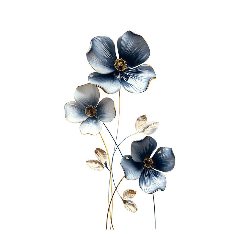 Large Four Leaf Clover Wall Stickers for Bedroom Living Room Home Decor Vinyl Decals Self Adhesive Removable Floral Stickers for Walls