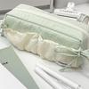Canvas Pencil Case With Cloud Design For Students And School Supplies