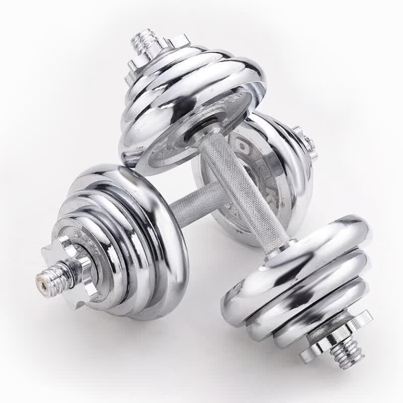 TLXT Solid Cast Iron Electroplated Dumbbell Set