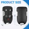 Key Fob Replacement Fits For GMC Sierra     Chevy Silverado - Smart Proximity Keyless Entry Remote Control 433 Mhz FCC:HYQ1ES P/N:13529632 13591396
