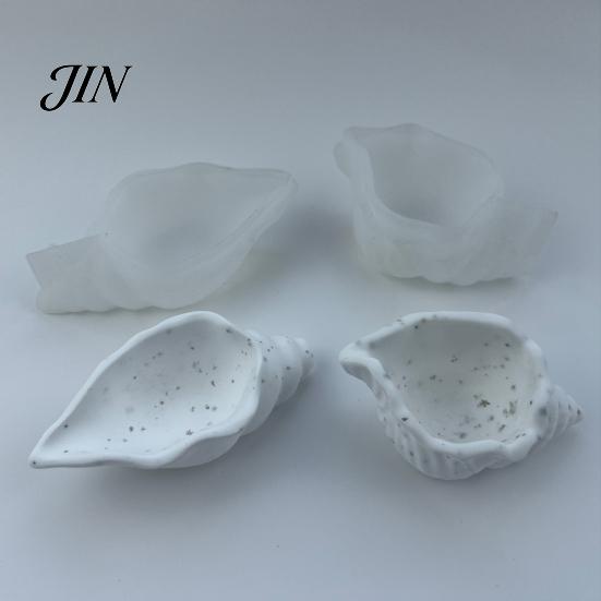 Coastal Decor Mold Conch Seashell Silicone Mold, 3D Sea Shell Candle Soap for Plaster Resin Casting Epoxy, Easy Demold Flexible Molds Jewelry