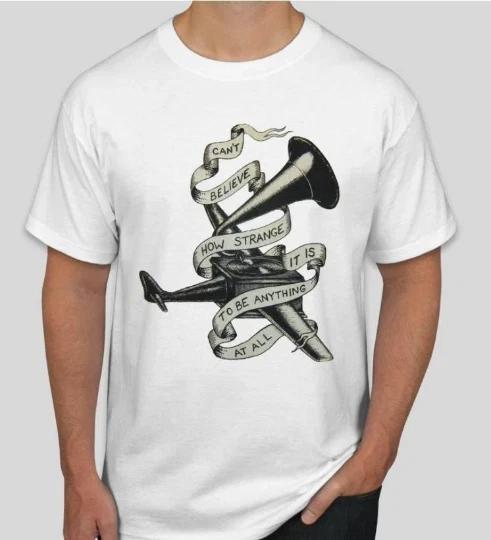 

Neutral Milk Hotel T shirt Tee Music Indie Folk Band horn M