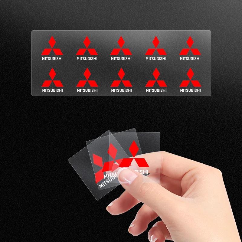 1/2/5/10pcs Car Stickers Emblem Auto Decor Decals Window Wiper Stickers For Mitsubishi Asx Lancer Outlander Pajero Ralliart