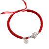 2025 Festival Gift: Pure Sterling Silver 999 Zodiac Red String Bracelet for Girls
