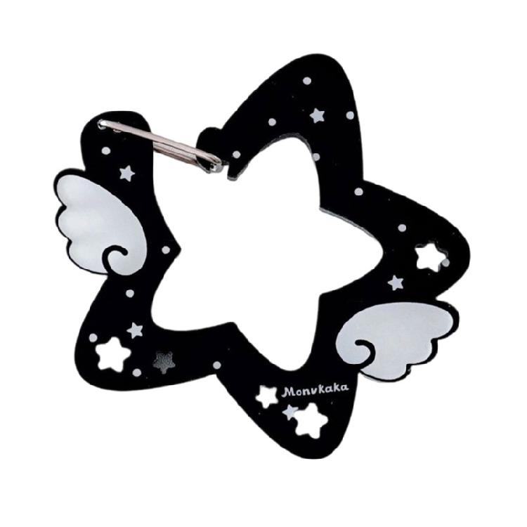 Wing Shape Carabiner Acrylic Buckle Keychain Lovely Phone Pendant Backpack Decorative Buckle Hanging Diy Accessories