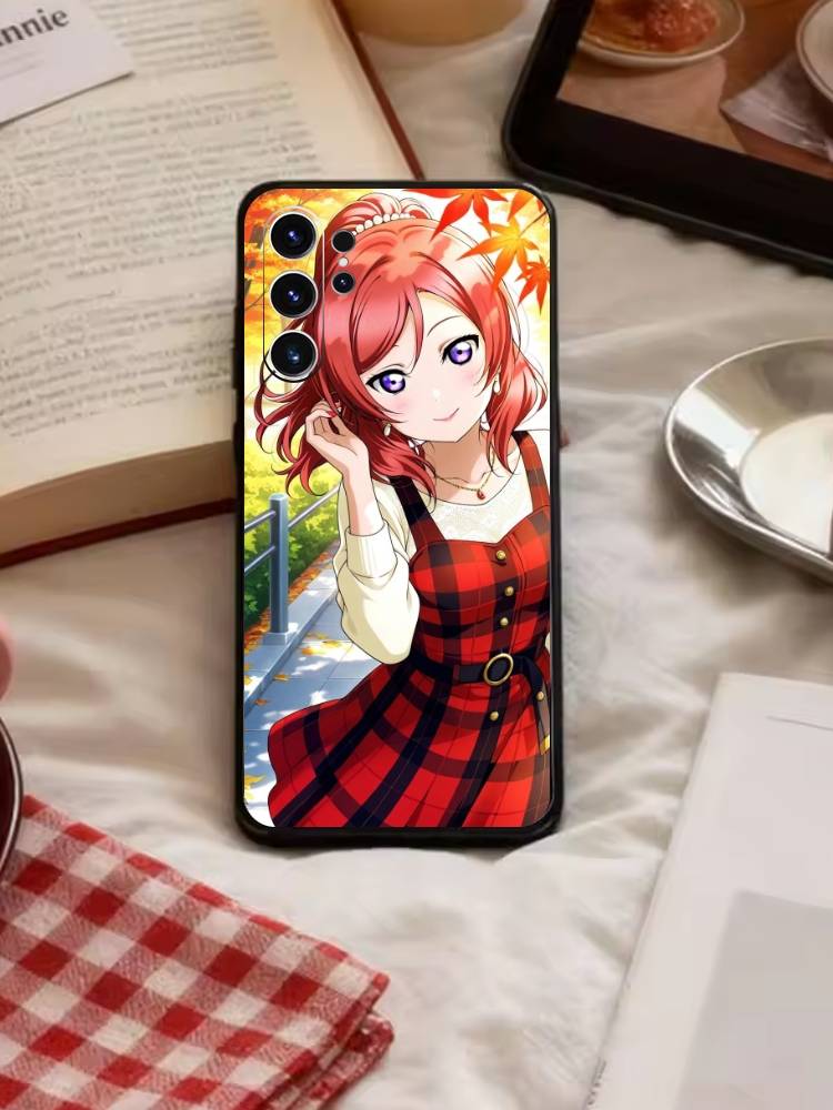 Love Live-Nishikino Maki Handyhülle Für Samsung S26,S25,S24,S23,S22,S21,S20,Plus,Fe,Lite,Andere Schwarze Hülle