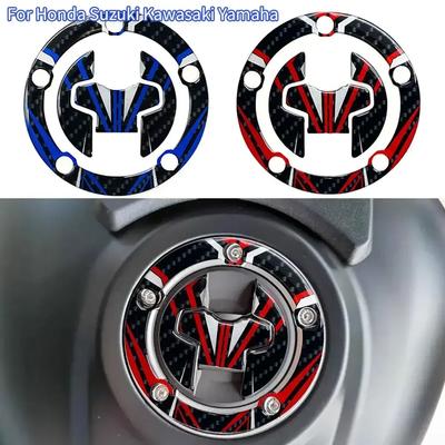 3D Karbon Fiber Motosiklet Yakıt Deposu Kapağı Sticker Tank Pad Tankpad Çıkartmaları Koruyucu Sticker Honda Suzuki Kawasaki Yamaha İçin