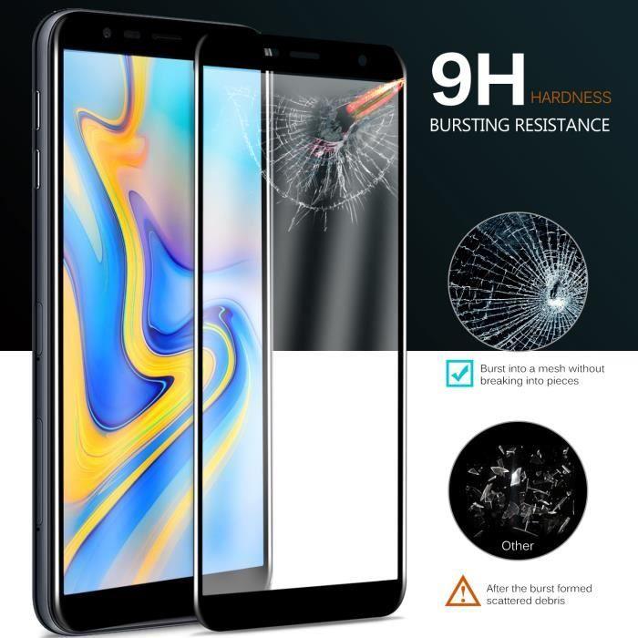 Protection écran - KuGi - Samsung Galaxy J6 Plus - Verre trempé - Anti-rayures - Antibactérien