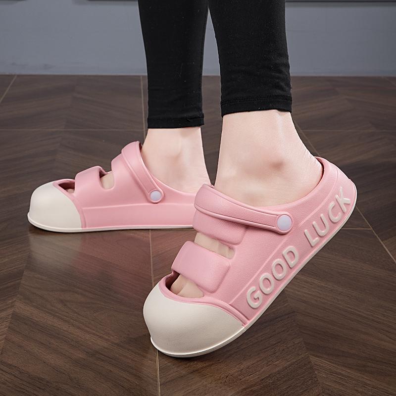 Fashion Summer Women Slippers EVA Platform Clogs Outdoor Beach Sandals Garden Shoes Mixed colors Comfortable Indoor Home Shoes Female
