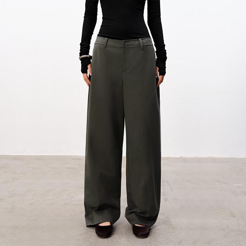 Women's Cooling Tencel Blend Casual Straight-Leg Trousers
