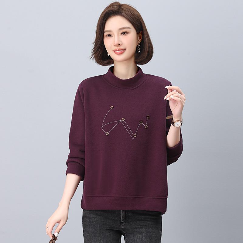 

Роскошный флисовый пуловер Extra Large фиолетовый