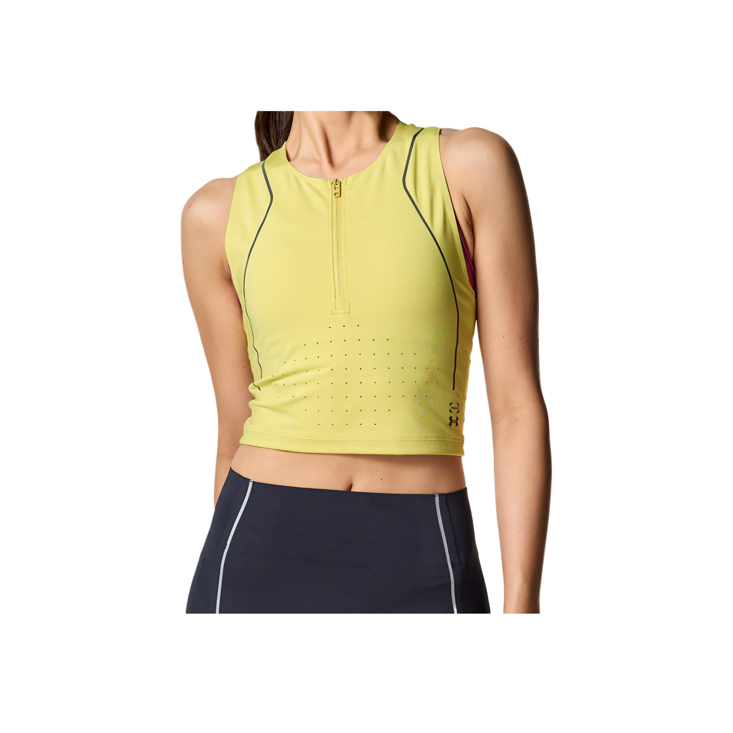 

Under Armour Halo Run Модный Универсальный Спортивный Жилет Женские топы 6005093-729 M