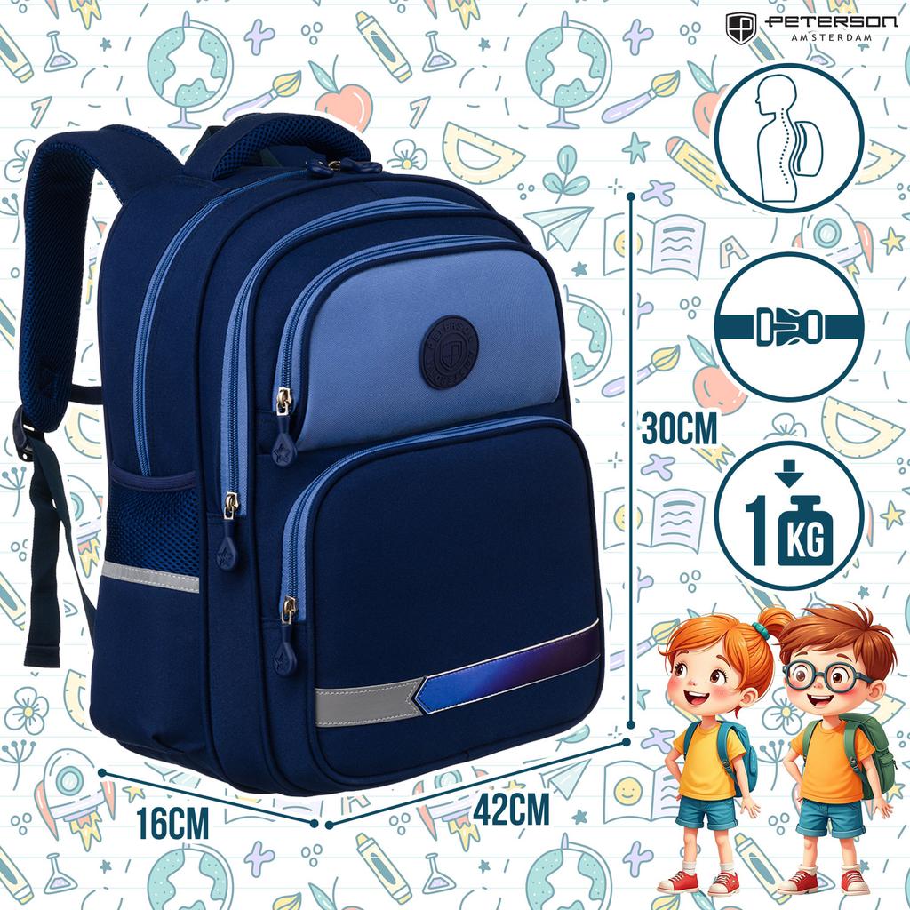 PTN PS1-6050 Marineblauer Rucksack