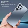 Samsung S22 Ultra Phone Case, S22 Ultimate Edition AG Frosted Lens Full Protection, Real Machine Simple Anti-Fingerprintn, Graphite Black