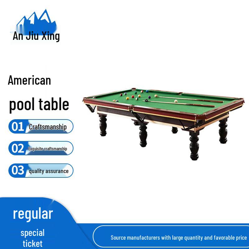 

Anjiuxing Classic 8-Foot American Pool Table