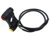 12V Aluminum Motorcycle 7/8" 22mm Handlebar Switches Headlight Brake Fog Lights Horn ON OFF Start Switch 3 Buttons