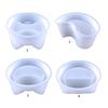 Candle Holder Resin Mold,Cement Gypsum Flower Pot Silicone Molds Epoxy Resin Casting Molds for DIY Jewelry Storage Box