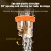 Gravity-Induction Floor Drain-Core Toilet Deodorant Anti-Odor No Smell Bathroom Toilet Sewer Shower Drain For Bathtub Kitchen