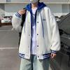 Men's Autumn Waffle Jacket: Trendy Hong Kong Style, Versatile Loose-Fit Baseball Coat for Couples