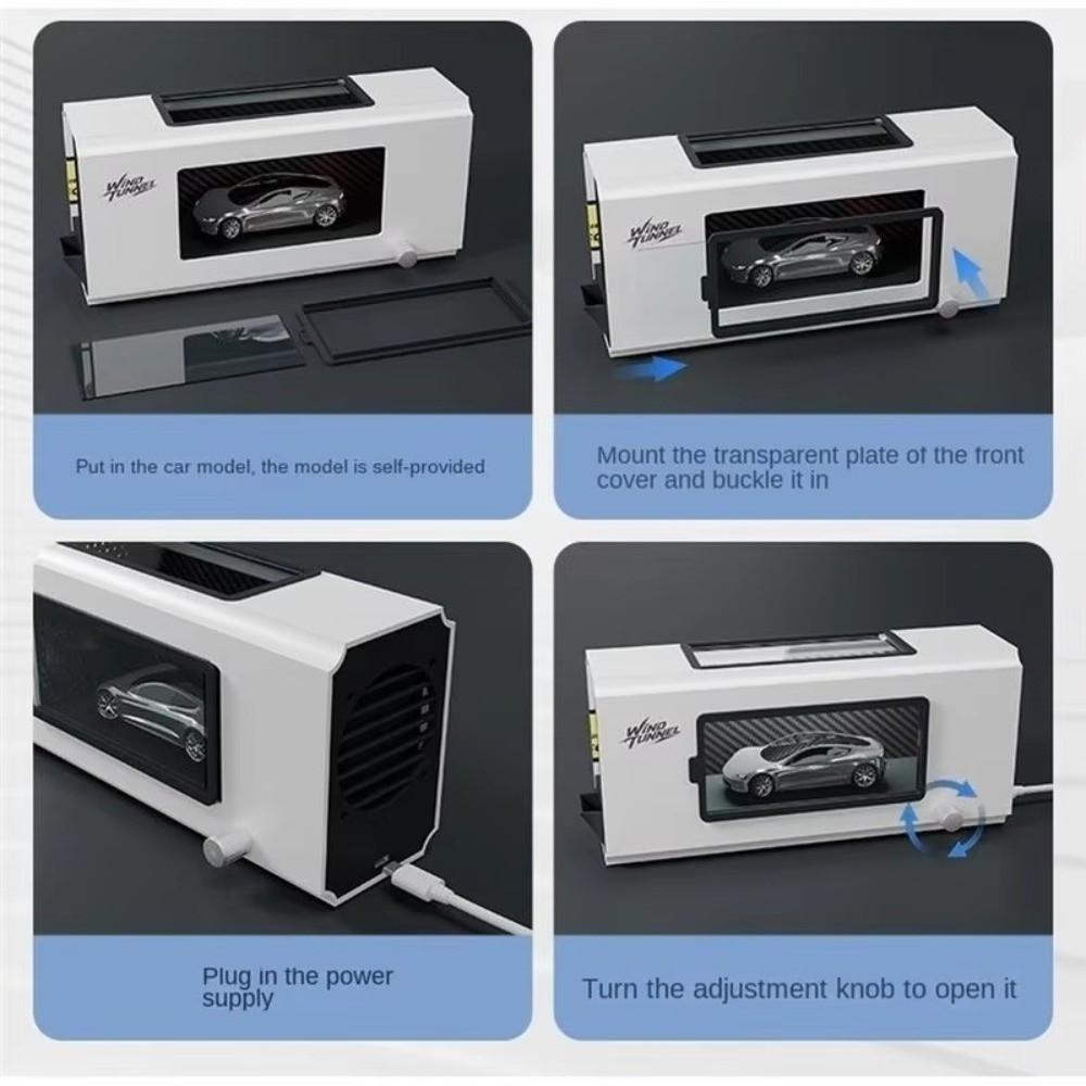 Scientific Experimentation Desktop Wind Tunnel Clear Flow Path Wind Tunnel Model Popular Science