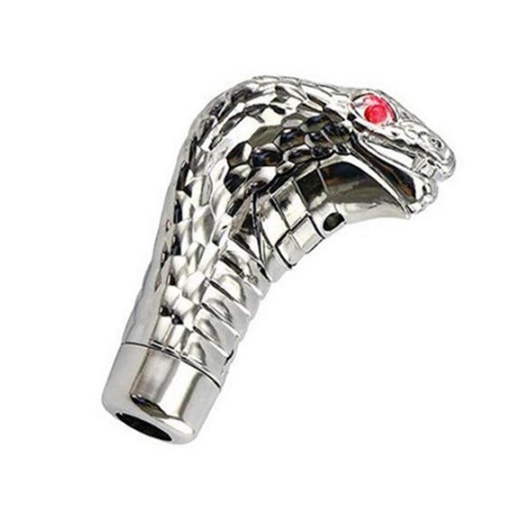 Fashion Car Gearbox Handle With Led Light Gear Levers Knob Cobras Snake Shape Handle For Car Modification Accessory